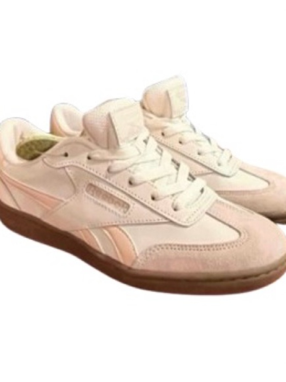 NWT- Reebok Forte Lounger Double Up Sneaker in Blush/ Off White. Size: 8.5